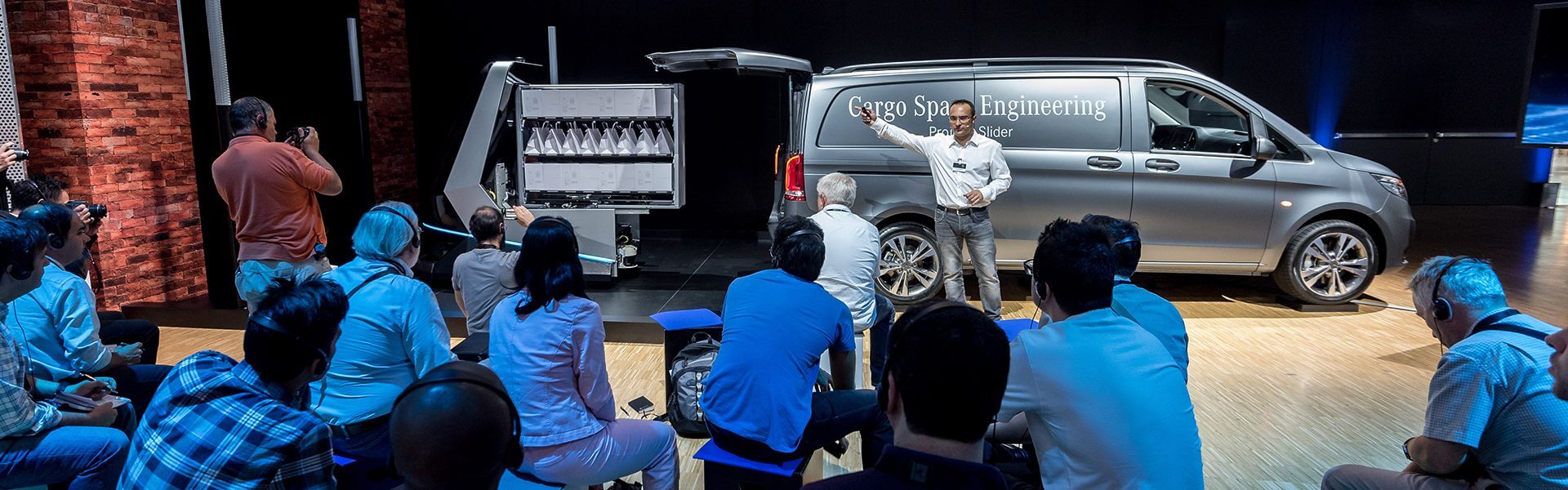 Presse-Event von OSK für Mercedes Vans
