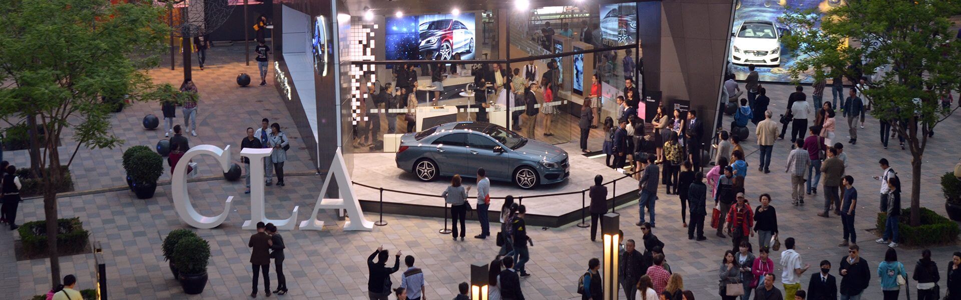 OSK China eröffnet die Mercedes-Benz CLA Galleria